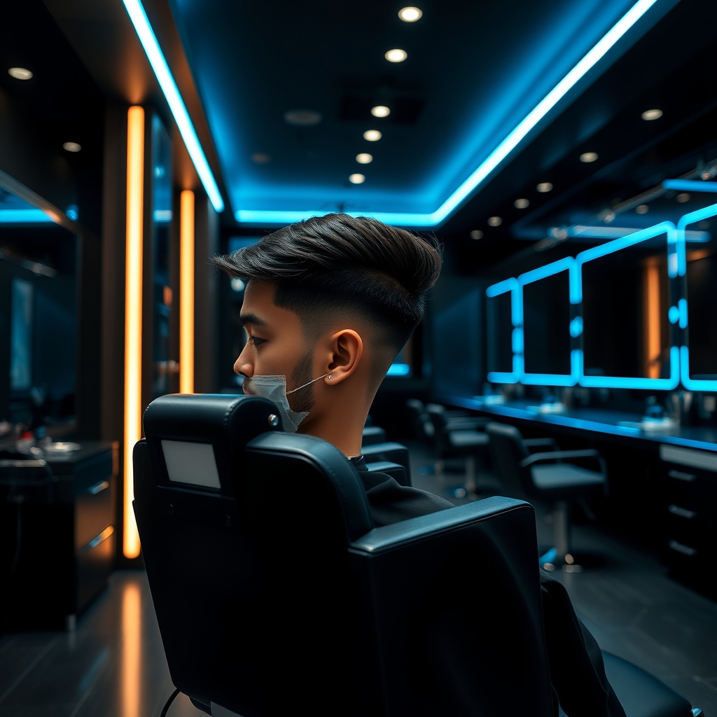 Beard trim style image