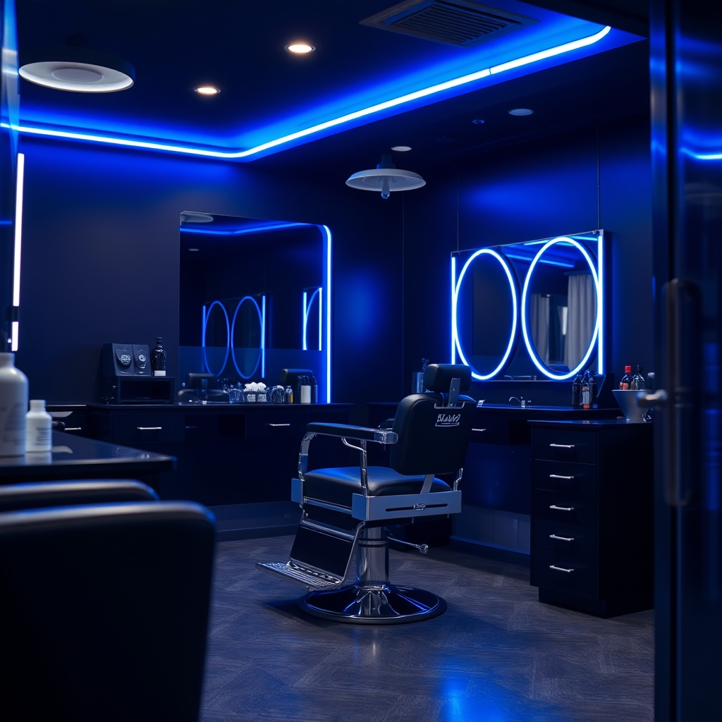 Premium barber branding image